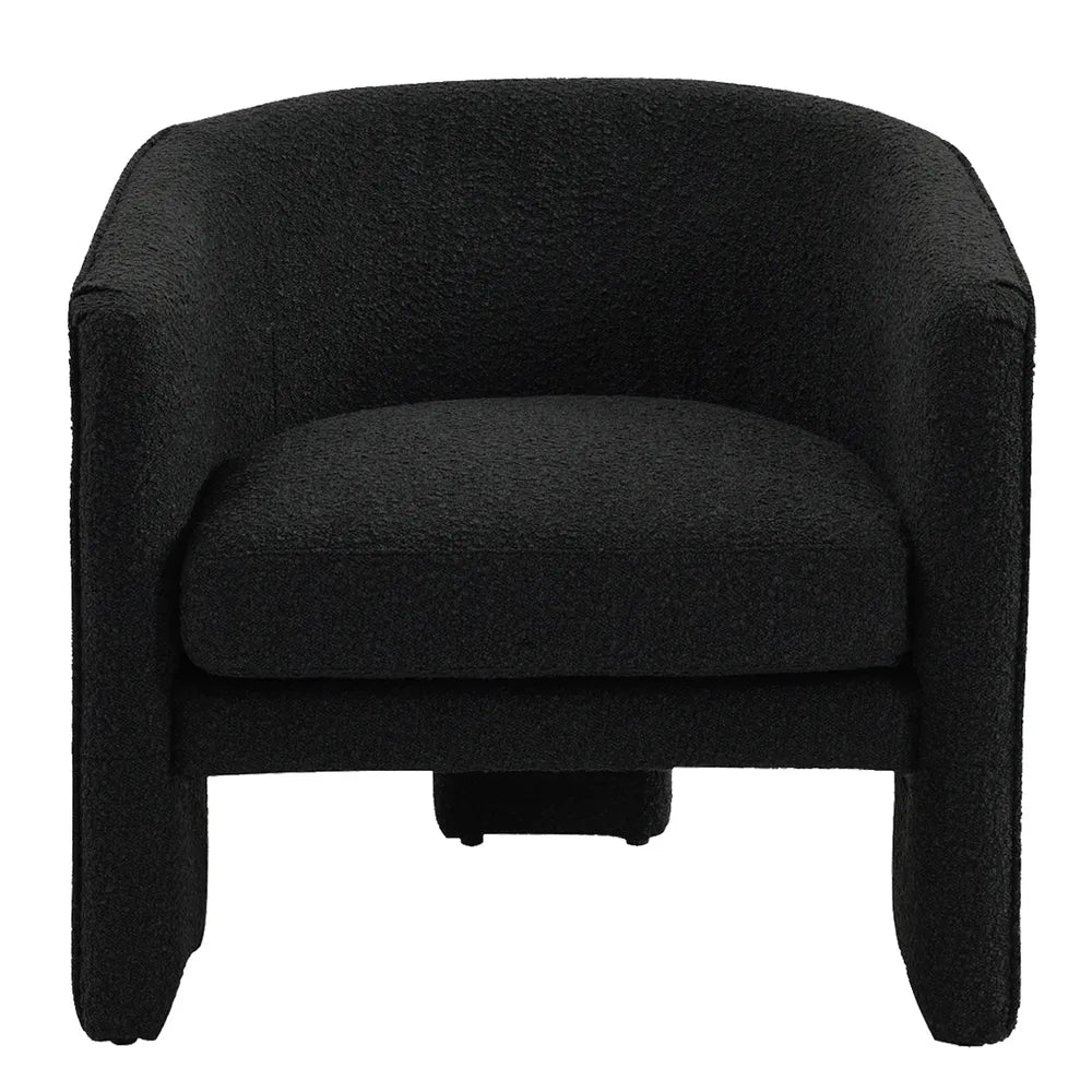 Kylie Armchair - Black Onyx Boucle