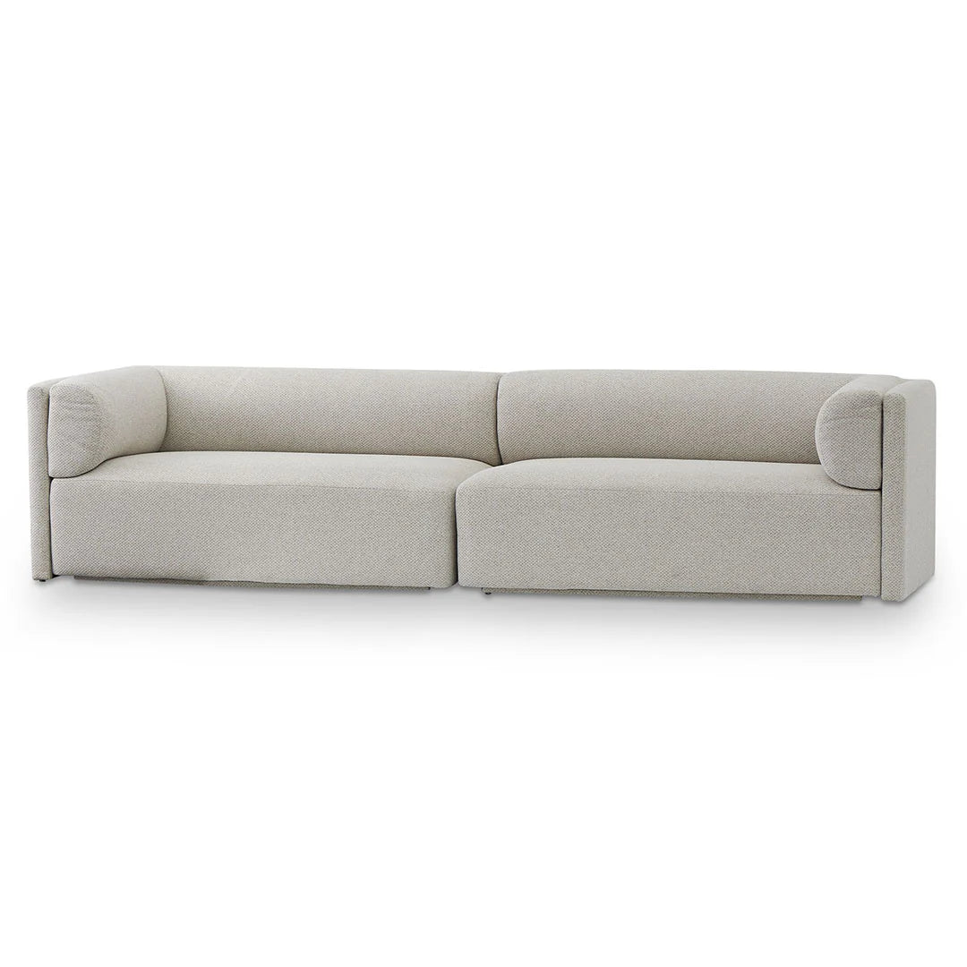 Zeus 4 Seater Fabric Sofa - Sterling Sand