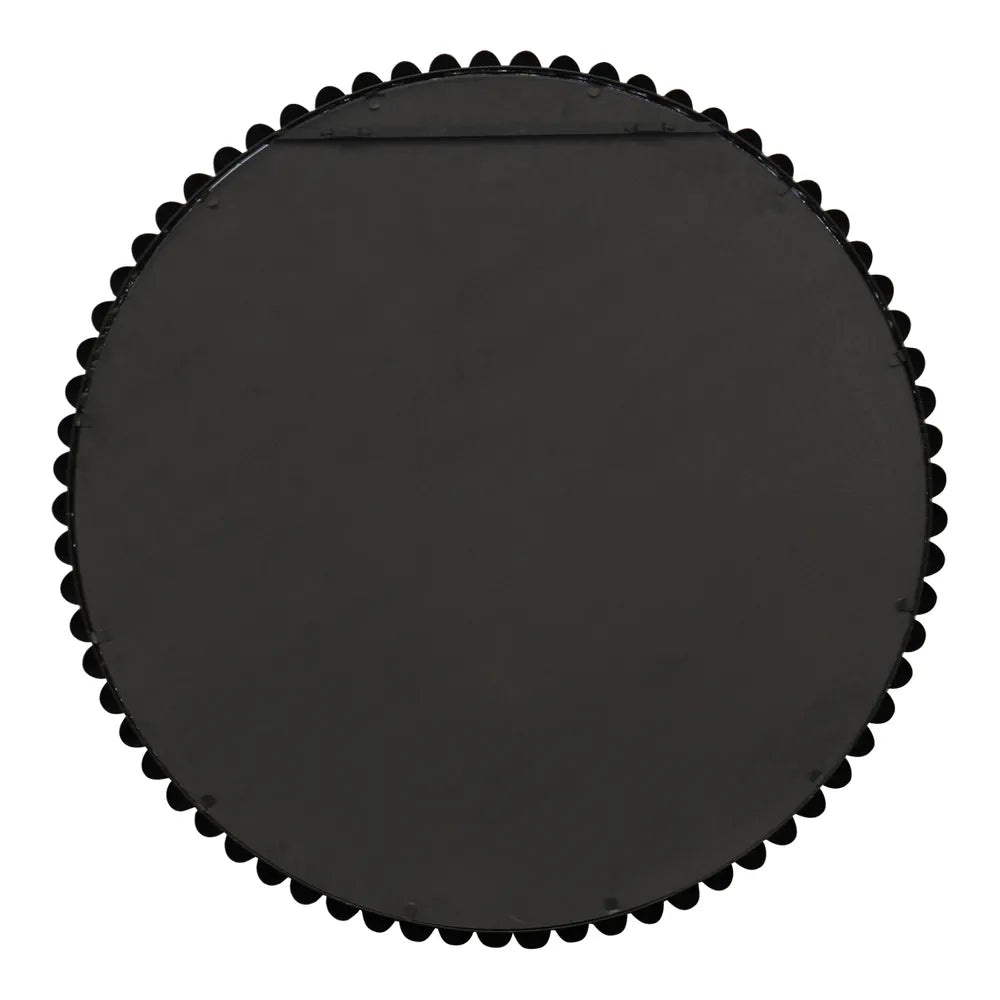 Esme Round Wall Mirror - Black