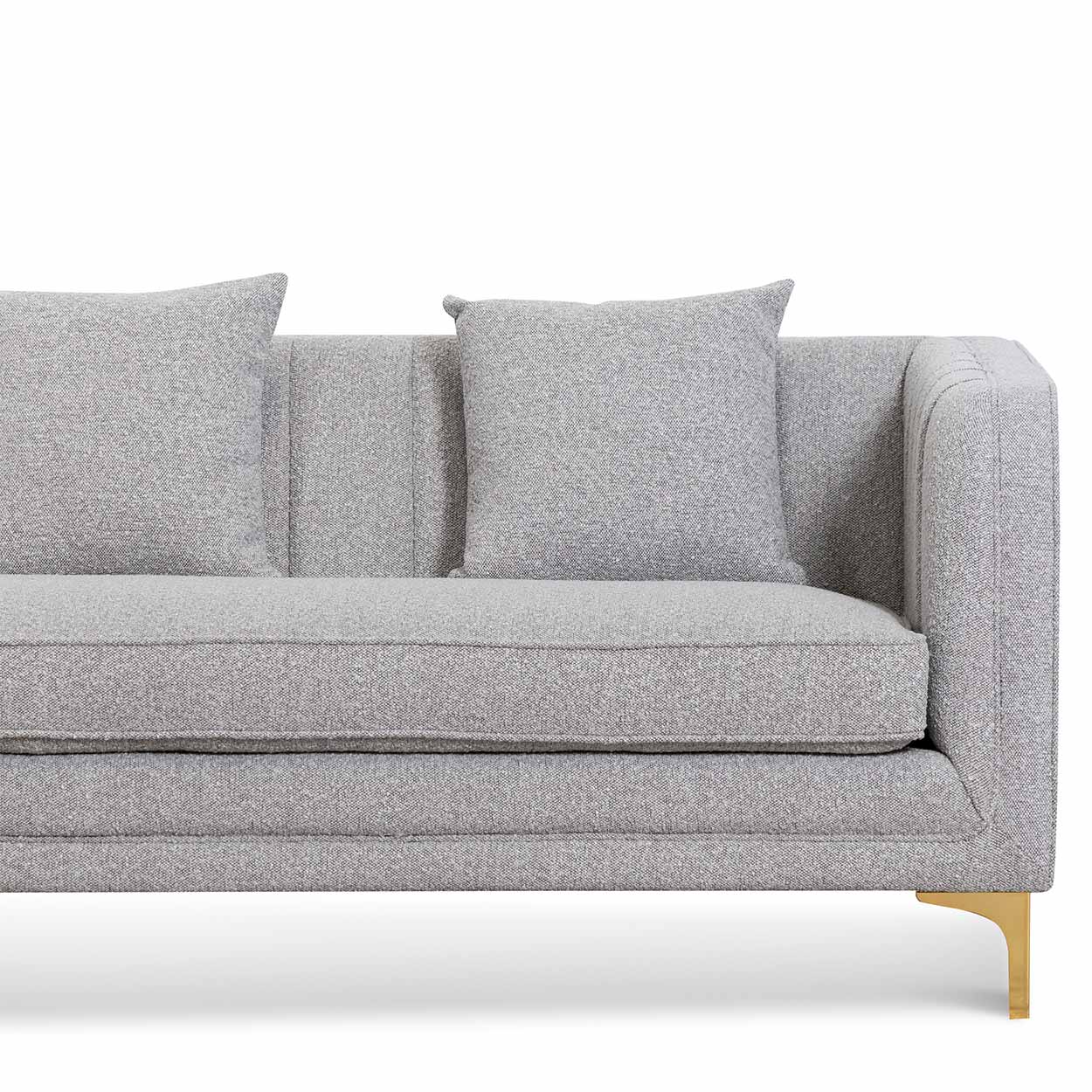 Arabella  3 Seater Sofa - Ash Grey Boucle