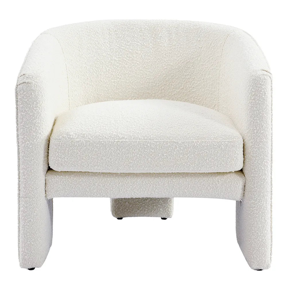 Kylie Armchair - White Boucle