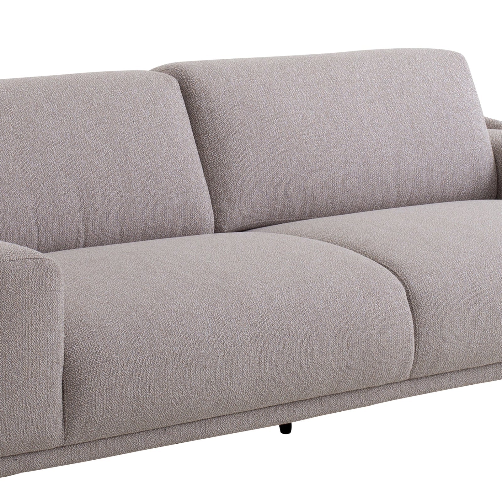 Alexis 3 Seater Fabric Sofa - Dusty Grey