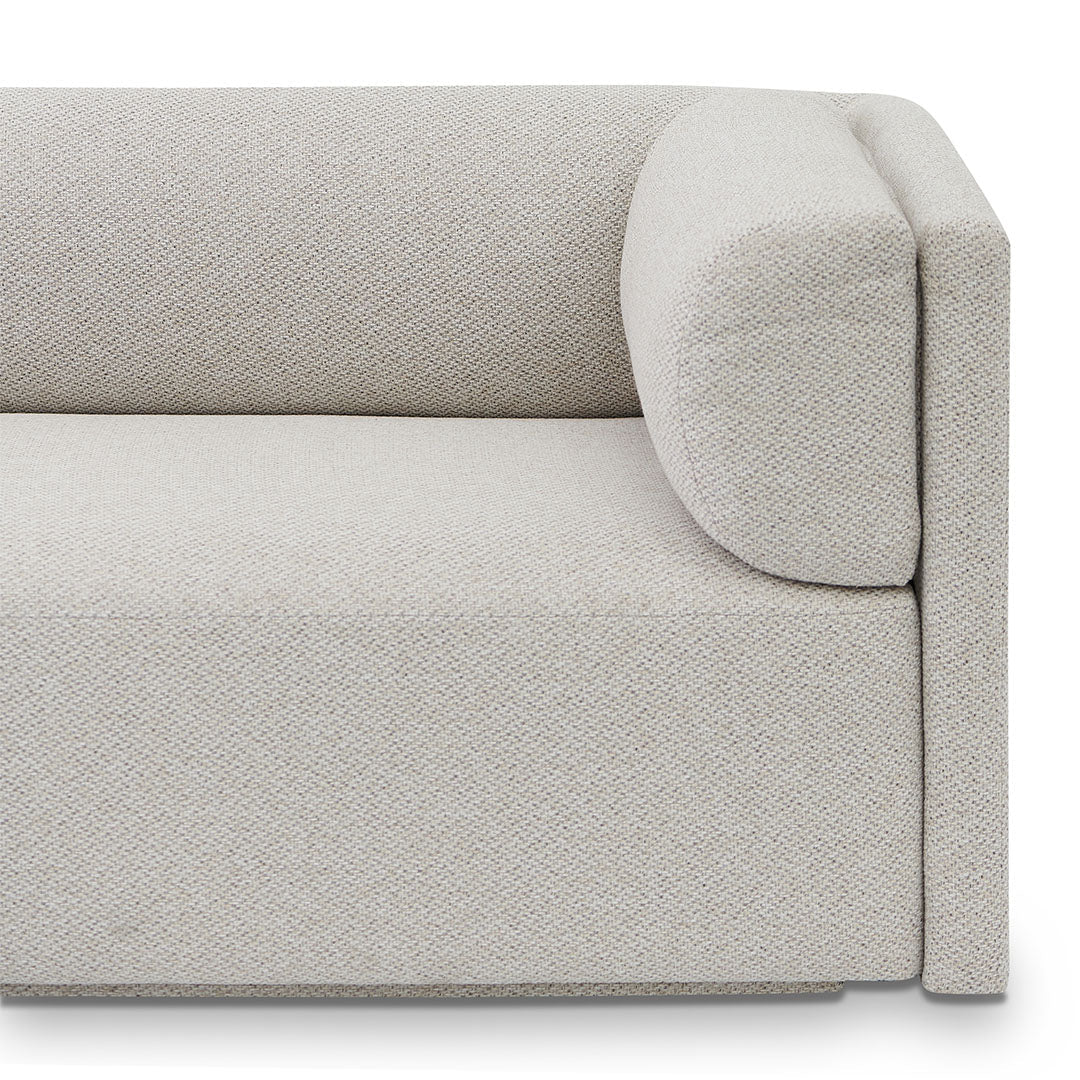 Zeus 4 Seater Fabric Sofa - Sterling Sand