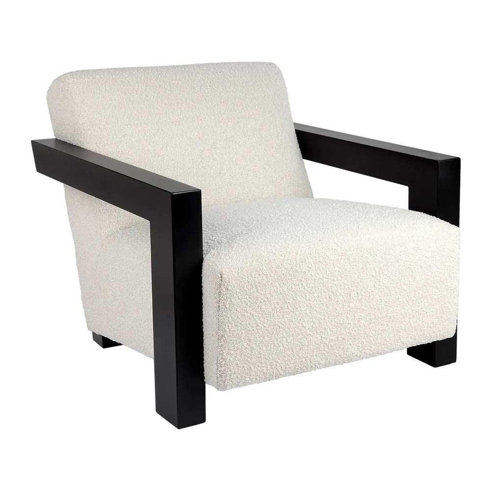 Lennon Arm Chair - Ivory Boucle