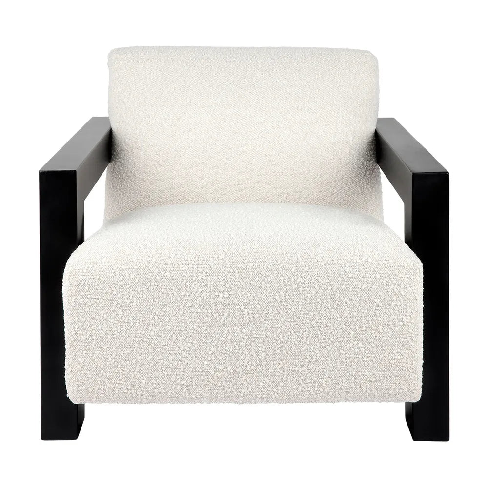 Lennon Arm Chair - Ivory Boucle