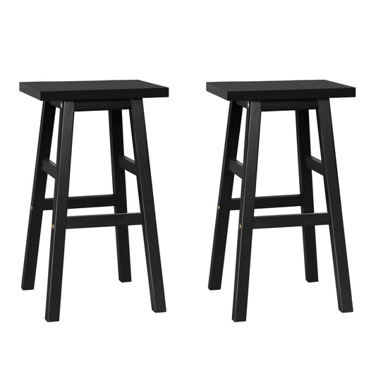 Set of 2 Baden Wooden Bar Stools