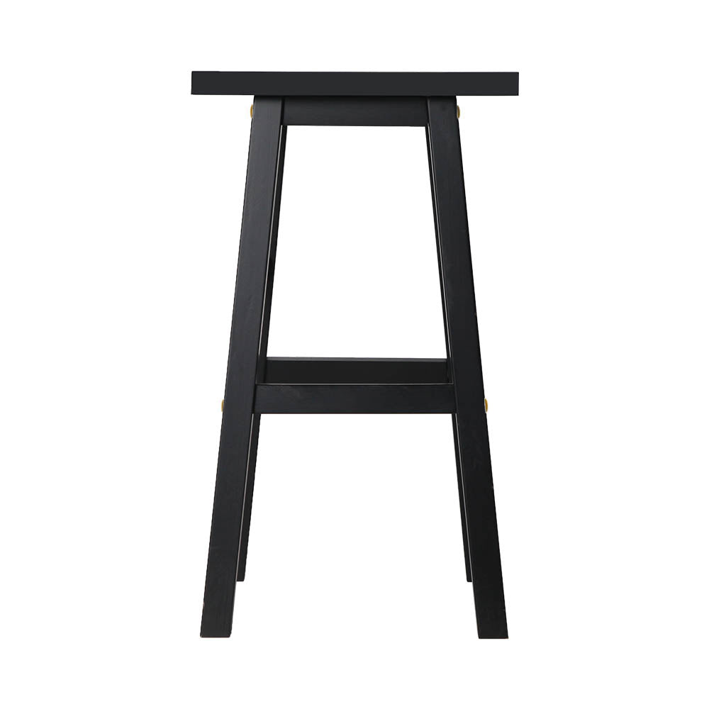 Set of 2 Baden Wooden Bar Stools