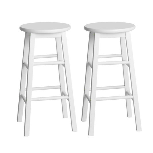 Set of 2 Nellie Wooden Bar Stools