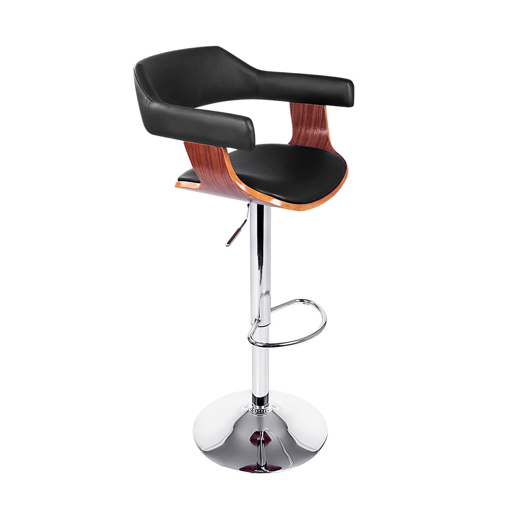 Albee Bar Stool w/Armrest - Steel Base