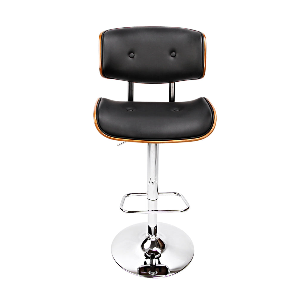 Baxter Leather Bar Stools - Steel