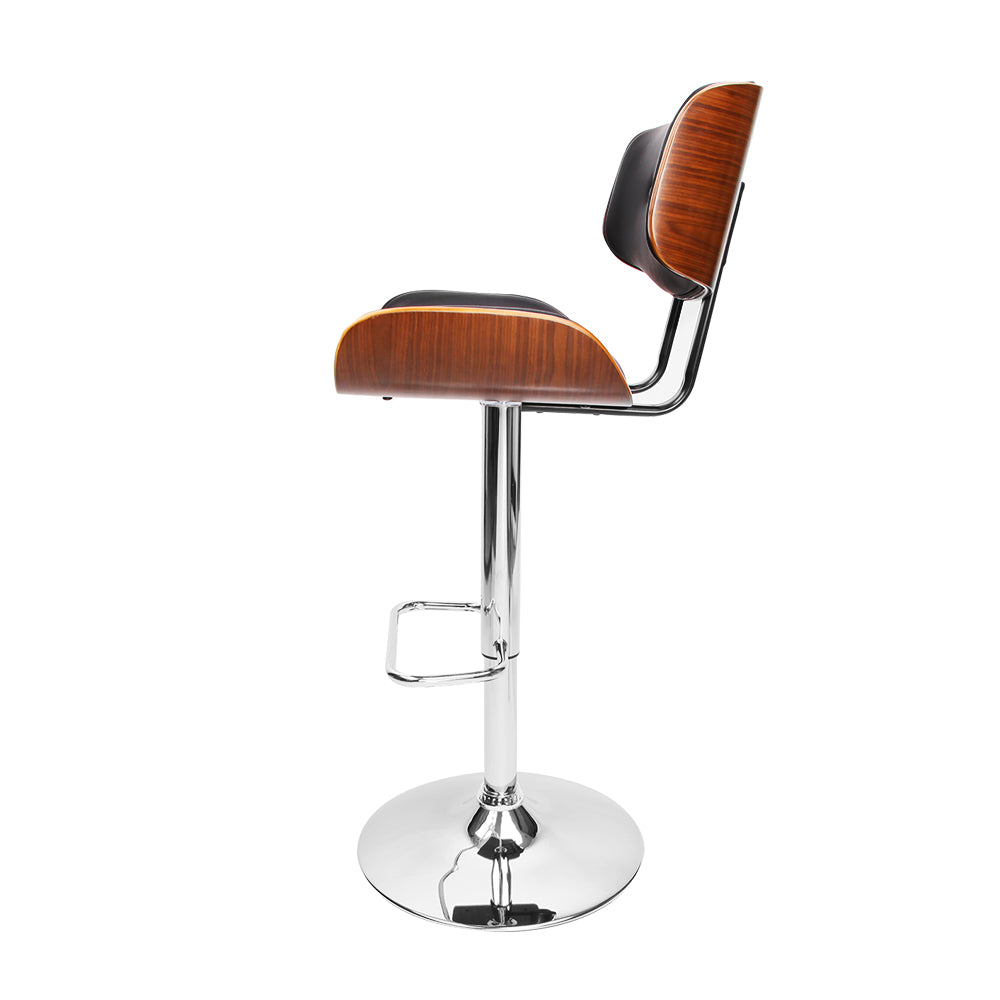 Baxter Leather Bar Stools - Steel