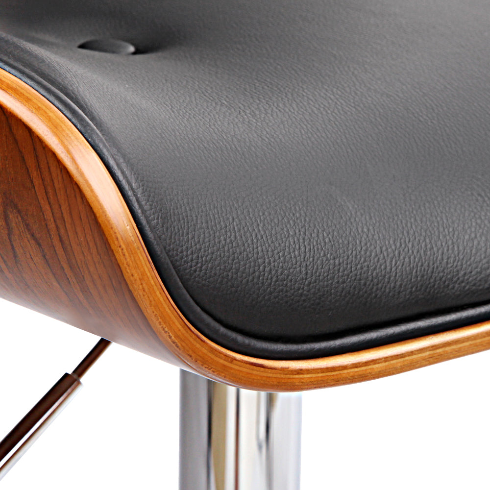 Baxter Leather Bar Stools - Steel