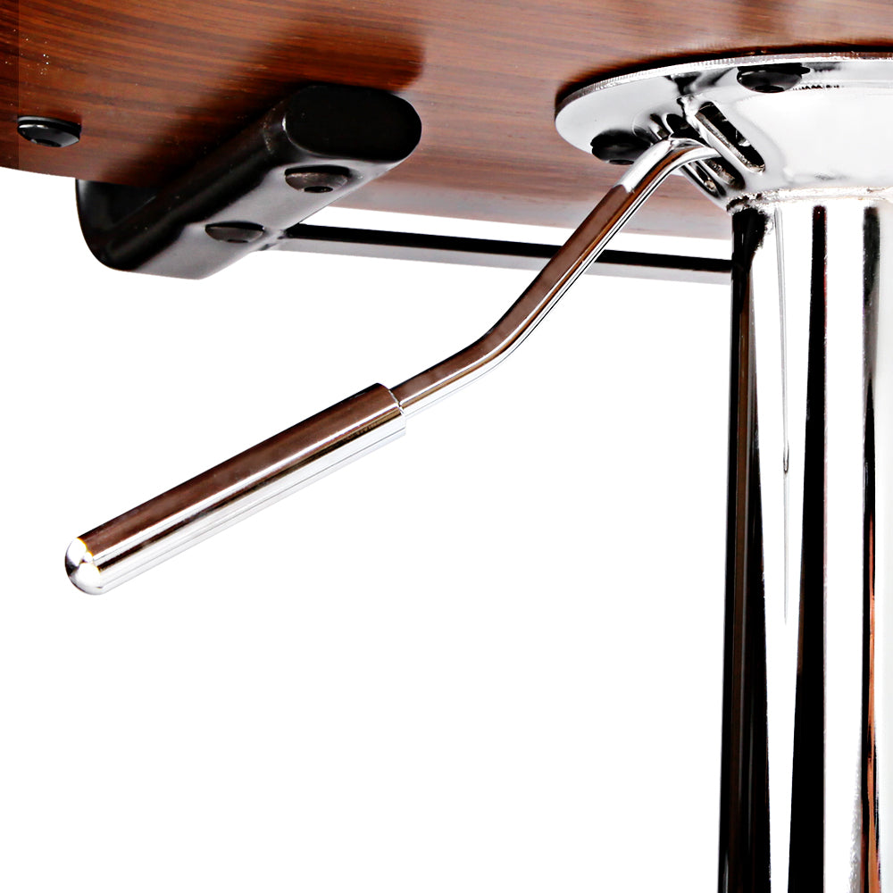 Baxter Leather Bar Stools - Steel