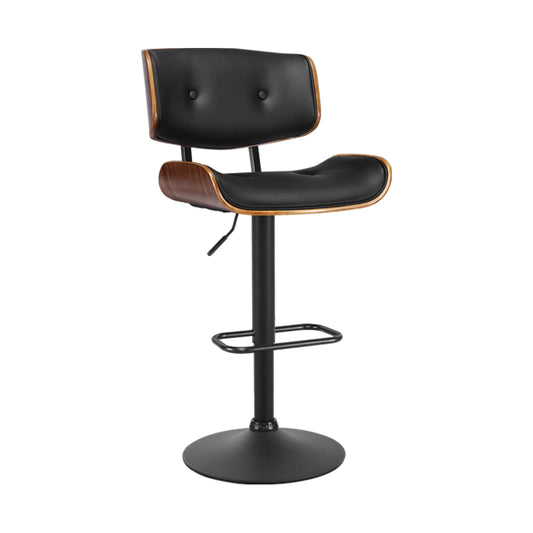 Baxter Leather Bar Stools - Black