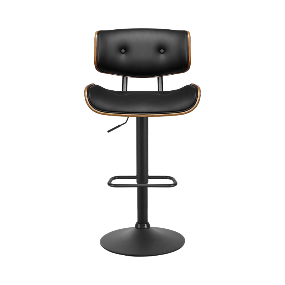 Baxter Leather Bar Stools - Black