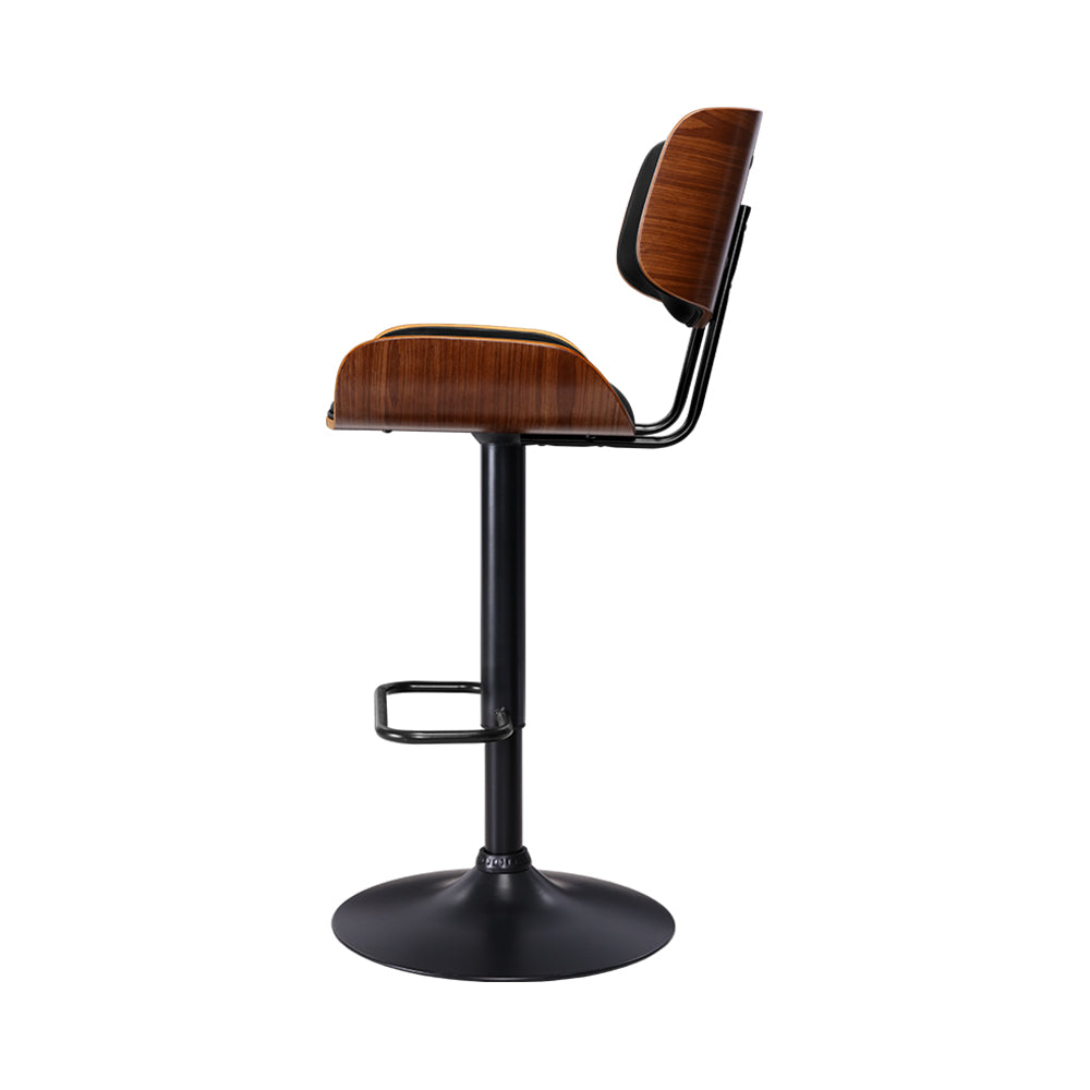 Baxter Leather Bar Stools - Black