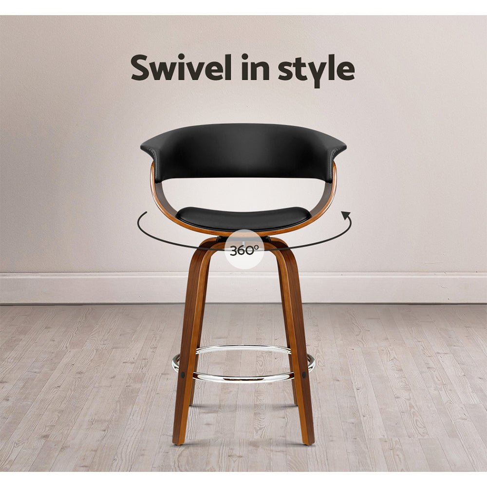 Mattias Leather Bar Stool