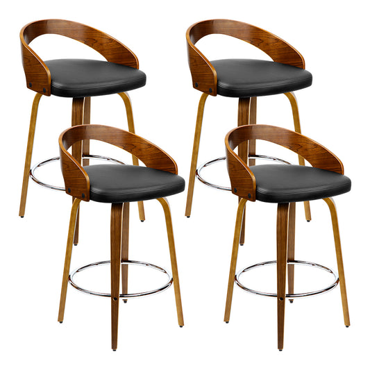 Set of 4 Houston Swivel Bar Stools