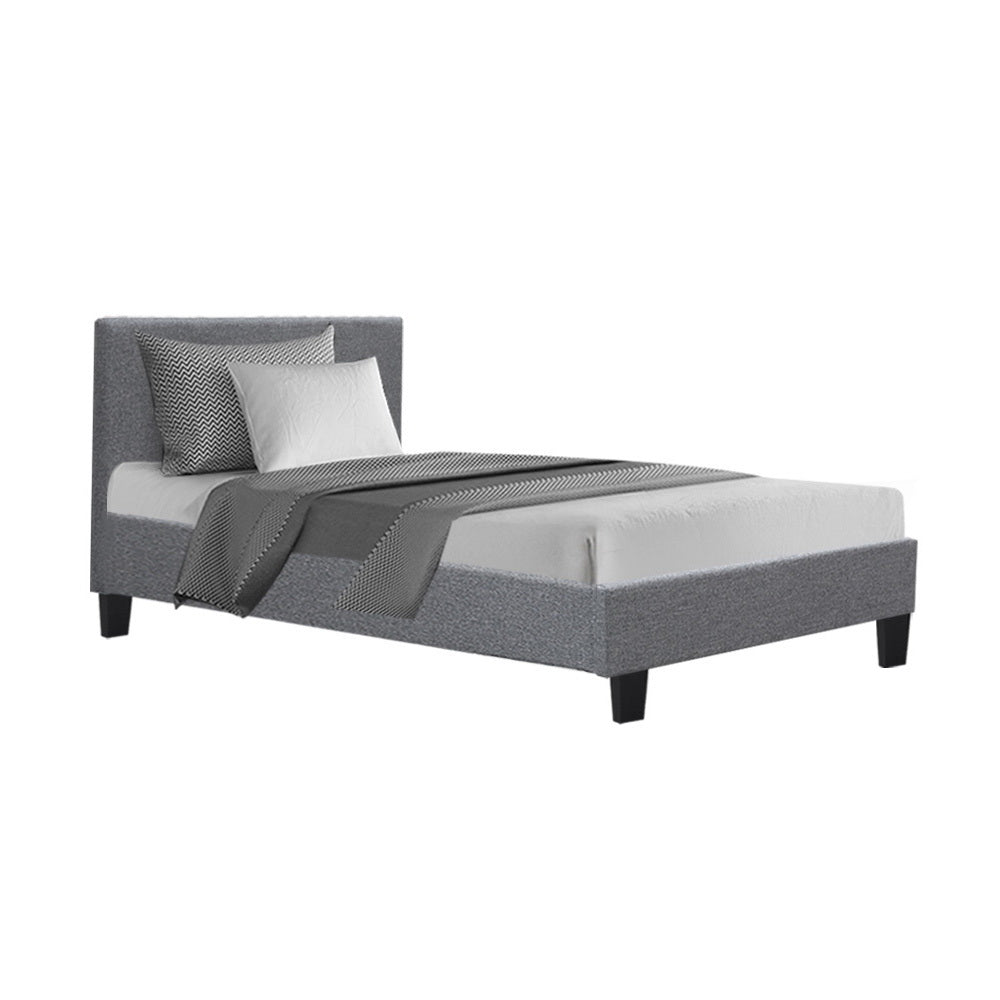 Verity Grey Single Bed Frame