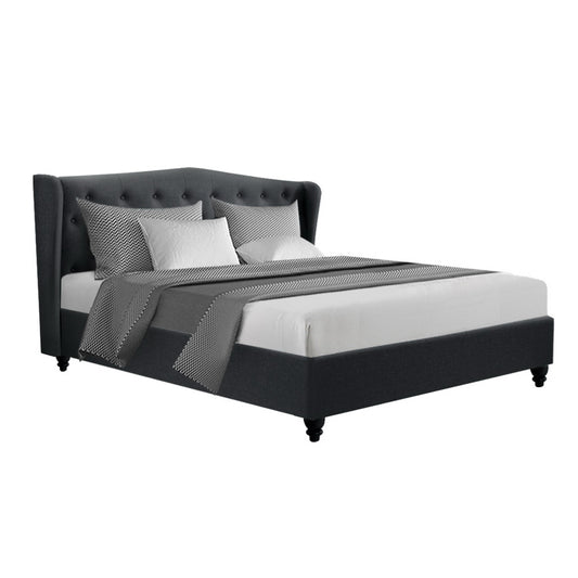 Sybil Bed Frame King Size Charcoal