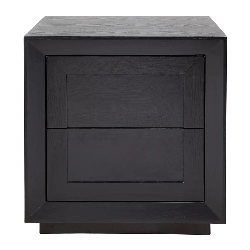 Balmain Tall Bedside Table - Black