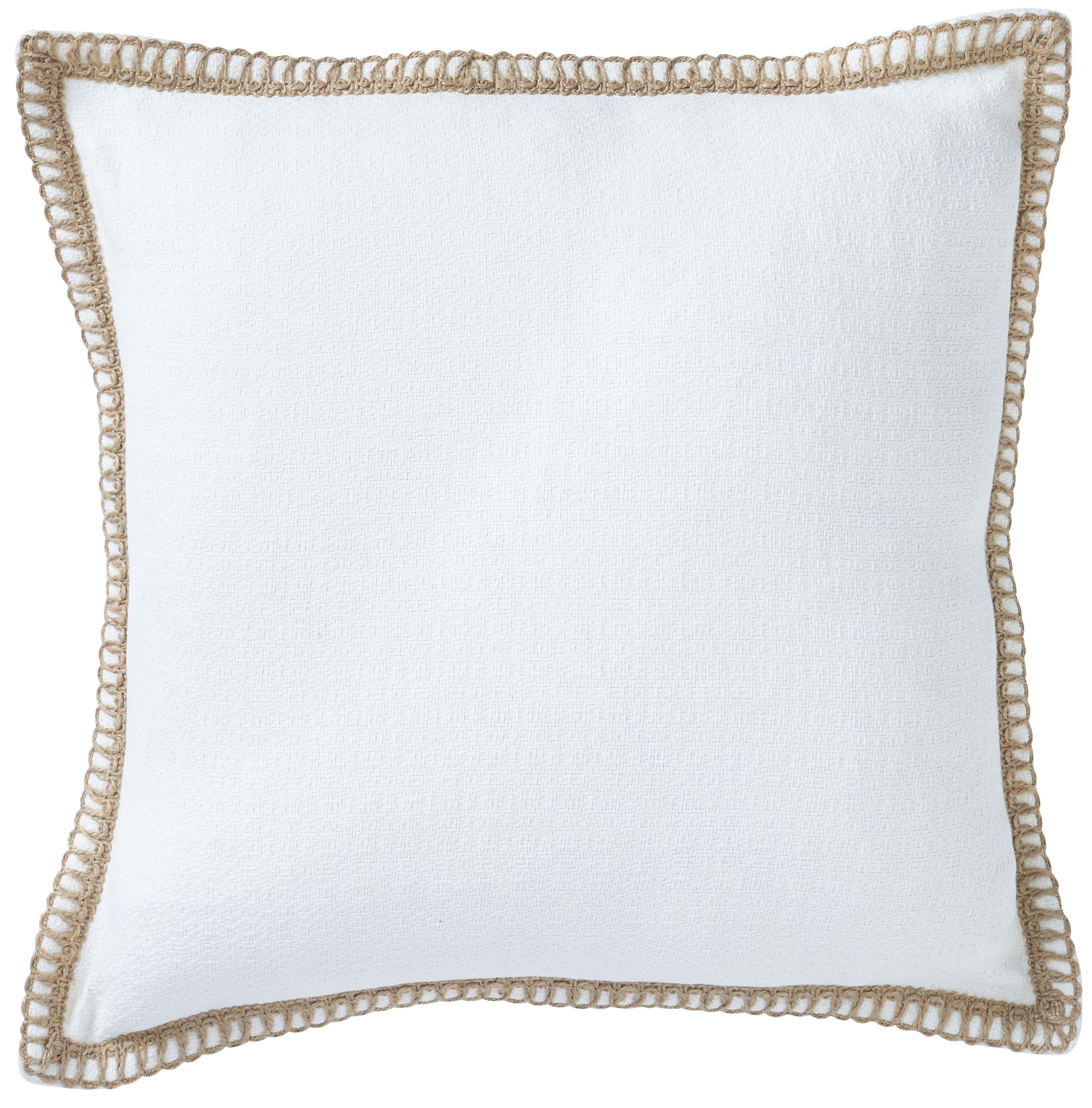 Mykonos Blanc 50x50cm Filled Cushion White – Napoleon Bay