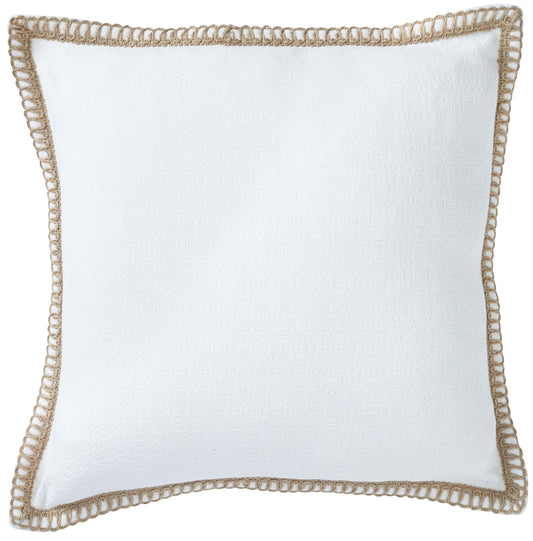 Mykonos Blanc Filled Cushion White 50x50cm