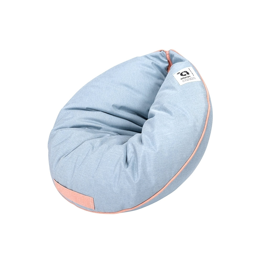 The Ibiyaya Snuggler Pet Nook - Dusty Blue