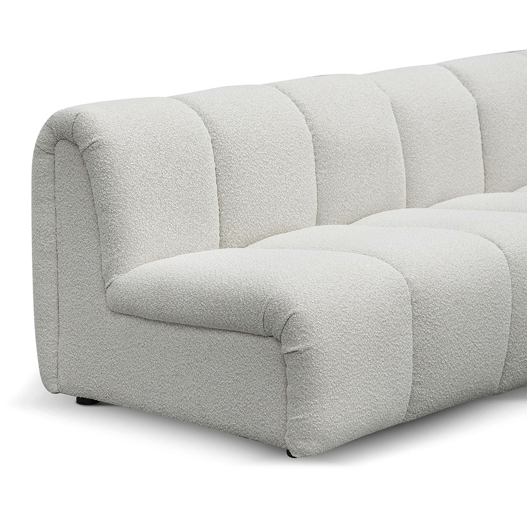 Asher Modular Sofa - Pearl Boucle