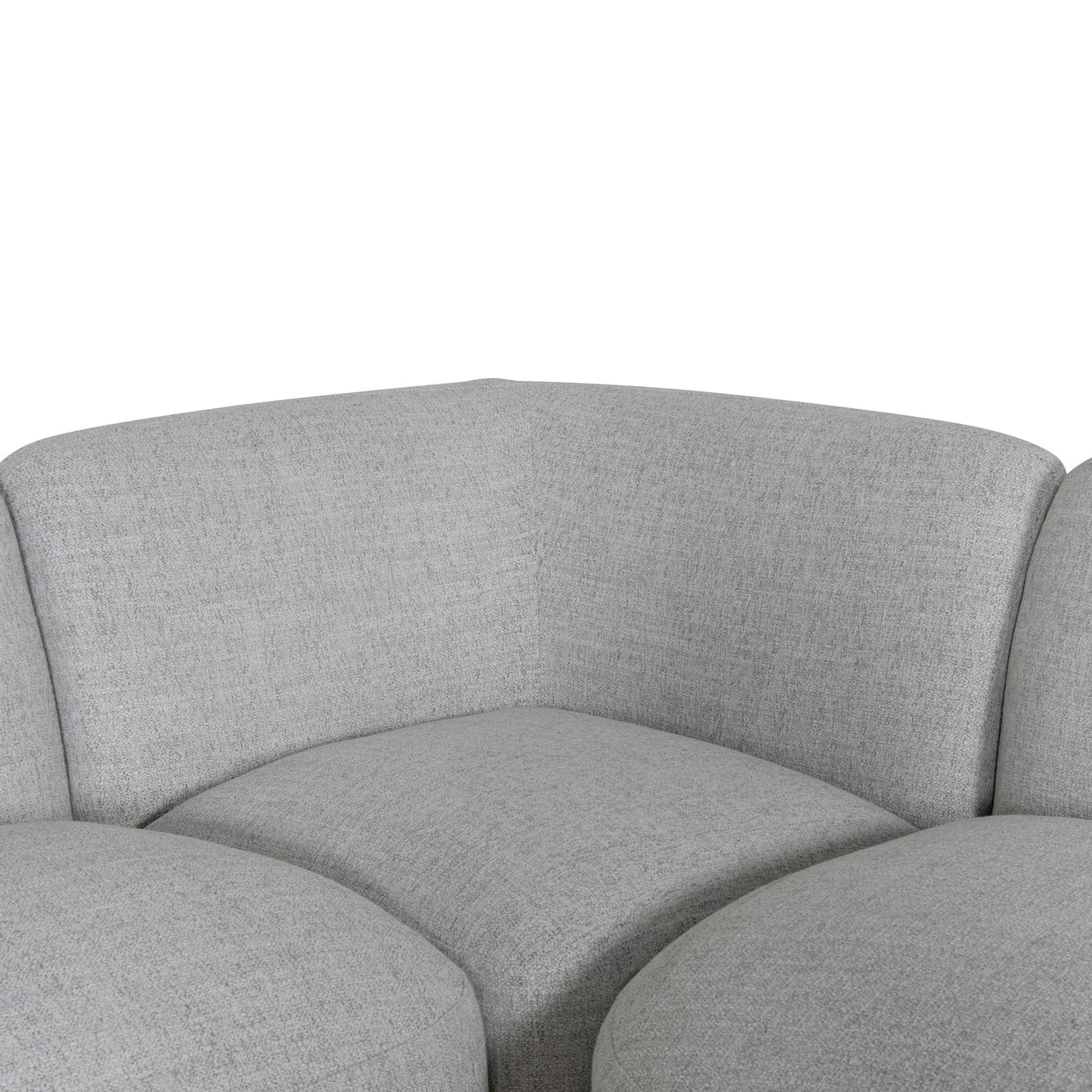 Nimbus Right Chaise Modular Sofa - Cloud Grey