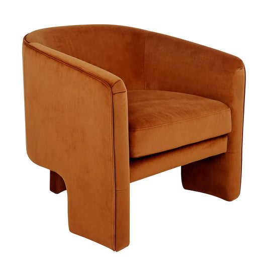 Kylie caramel armchair