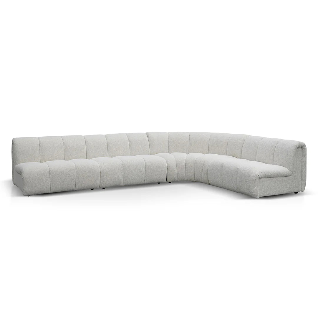 Asher Modular Sofa - Pearl Boucle