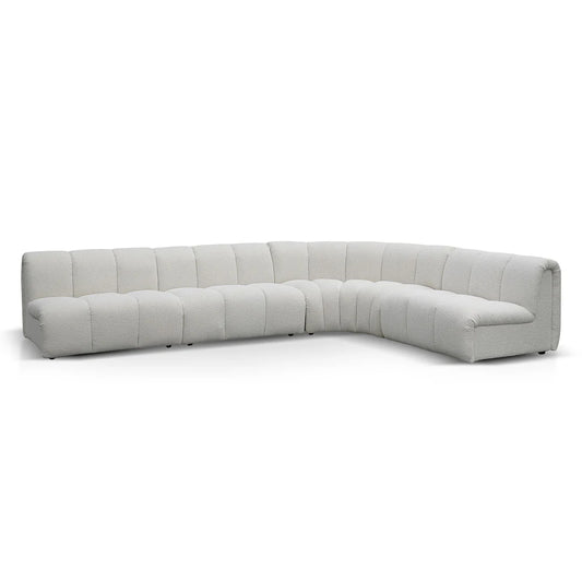 Asher Modular Sofa - Pearl Boucle