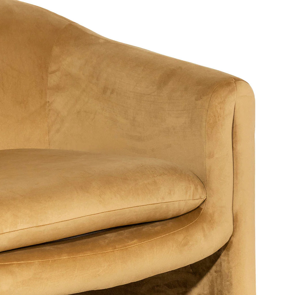 Aberum Armchair - Mustard