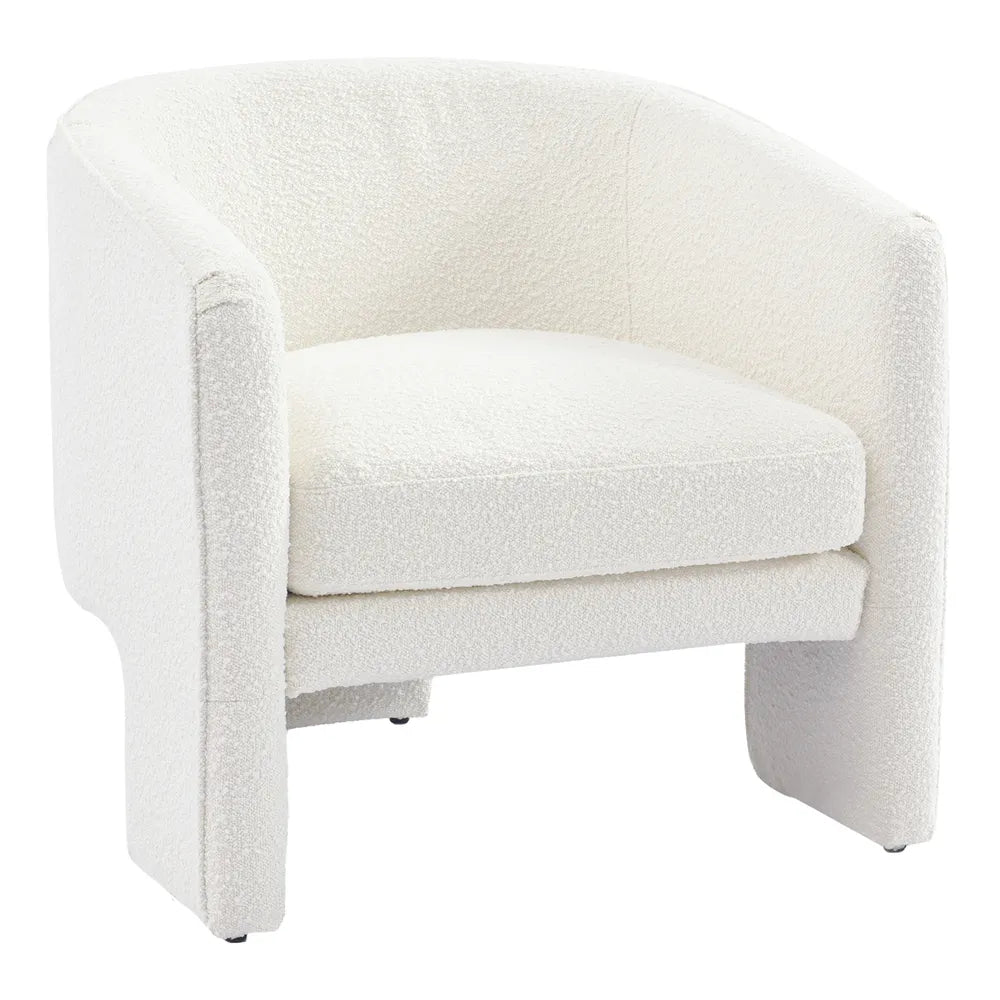 Kylie Armchair - White Boucle