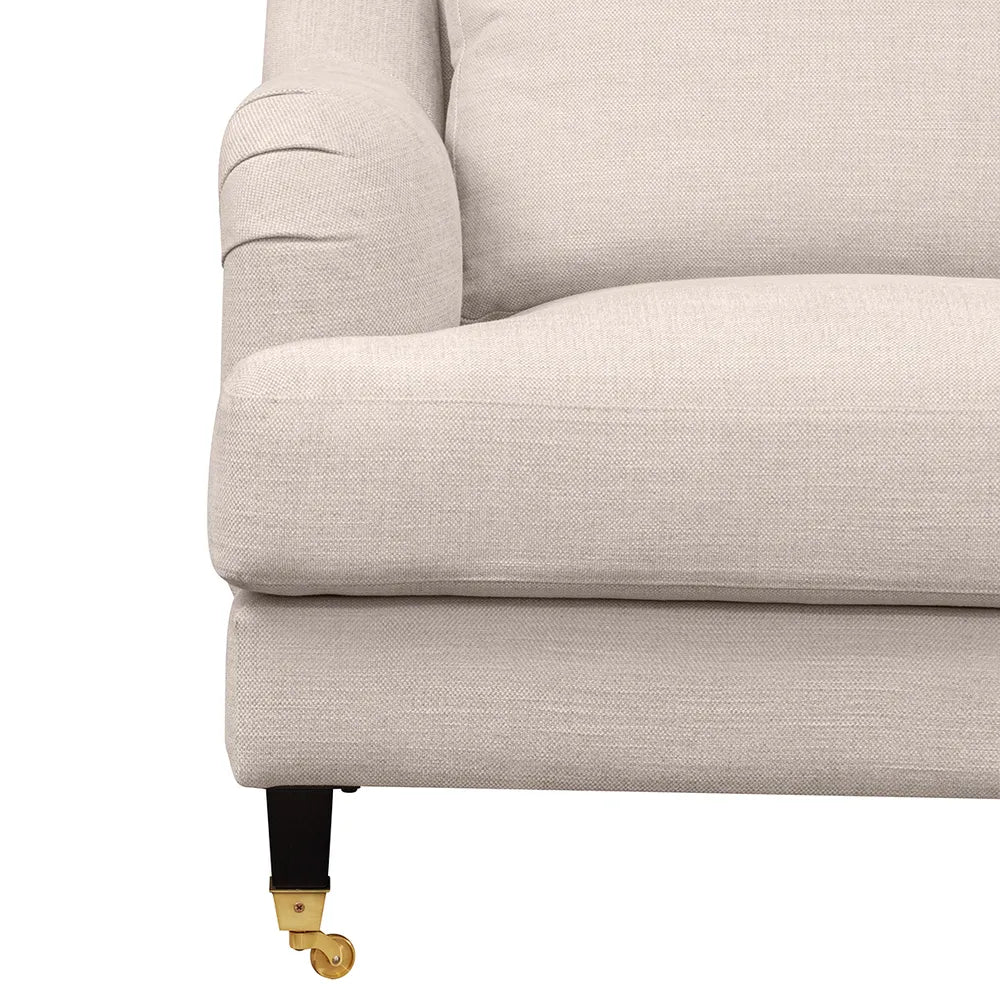 Aerin 3 Seater Sofa - Natural Linen