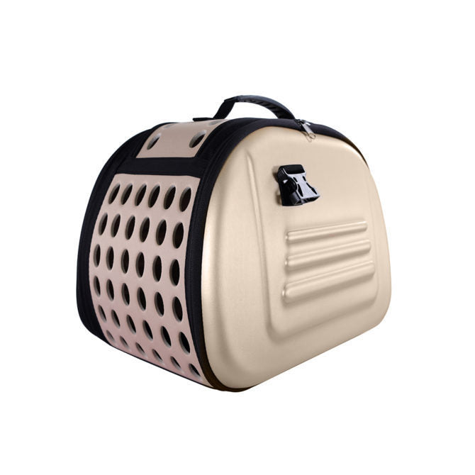 Ibiyaya Classic EVA Collapsible Pet Carrier - Beige