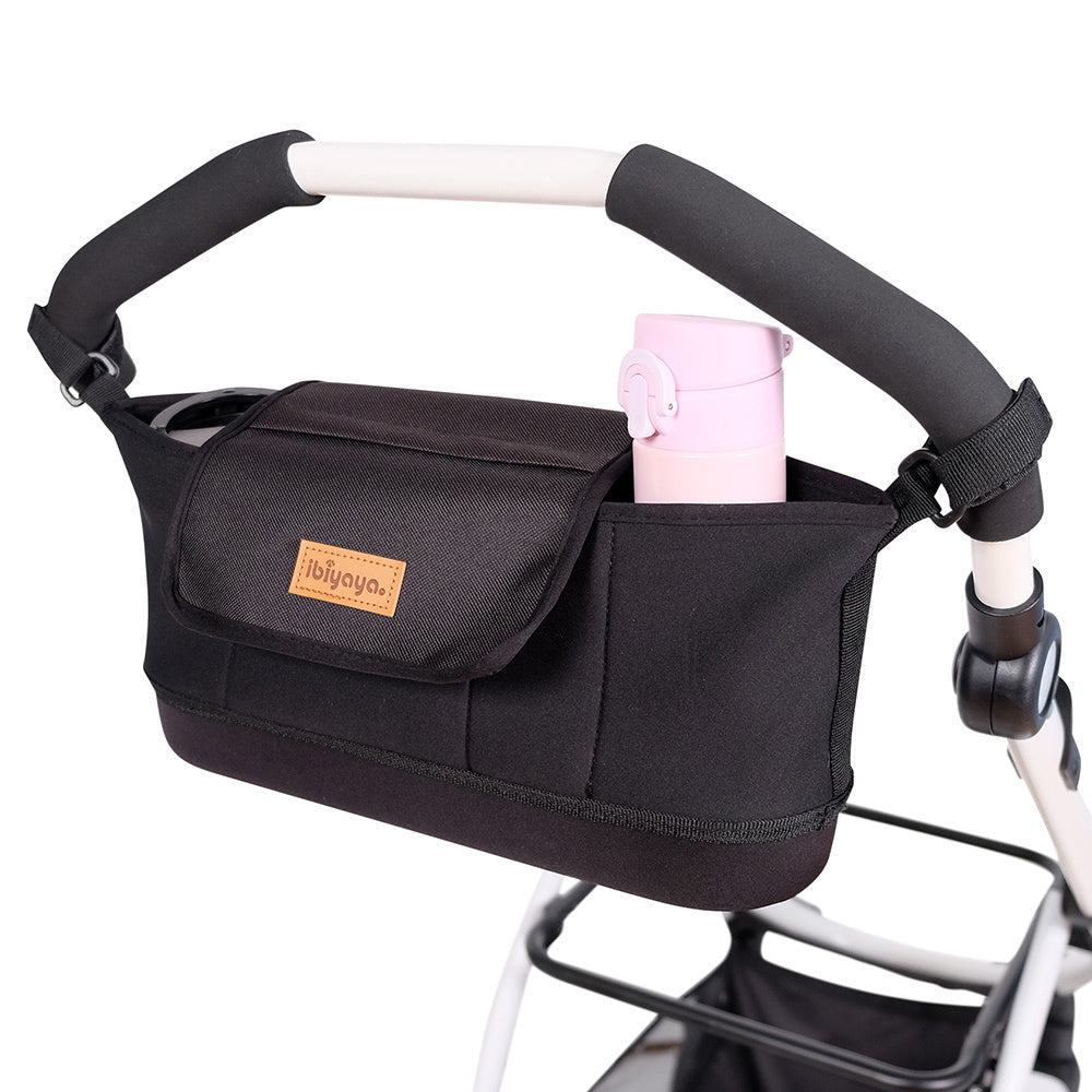 Pet Pram Organiser Stroller Pouch in Black