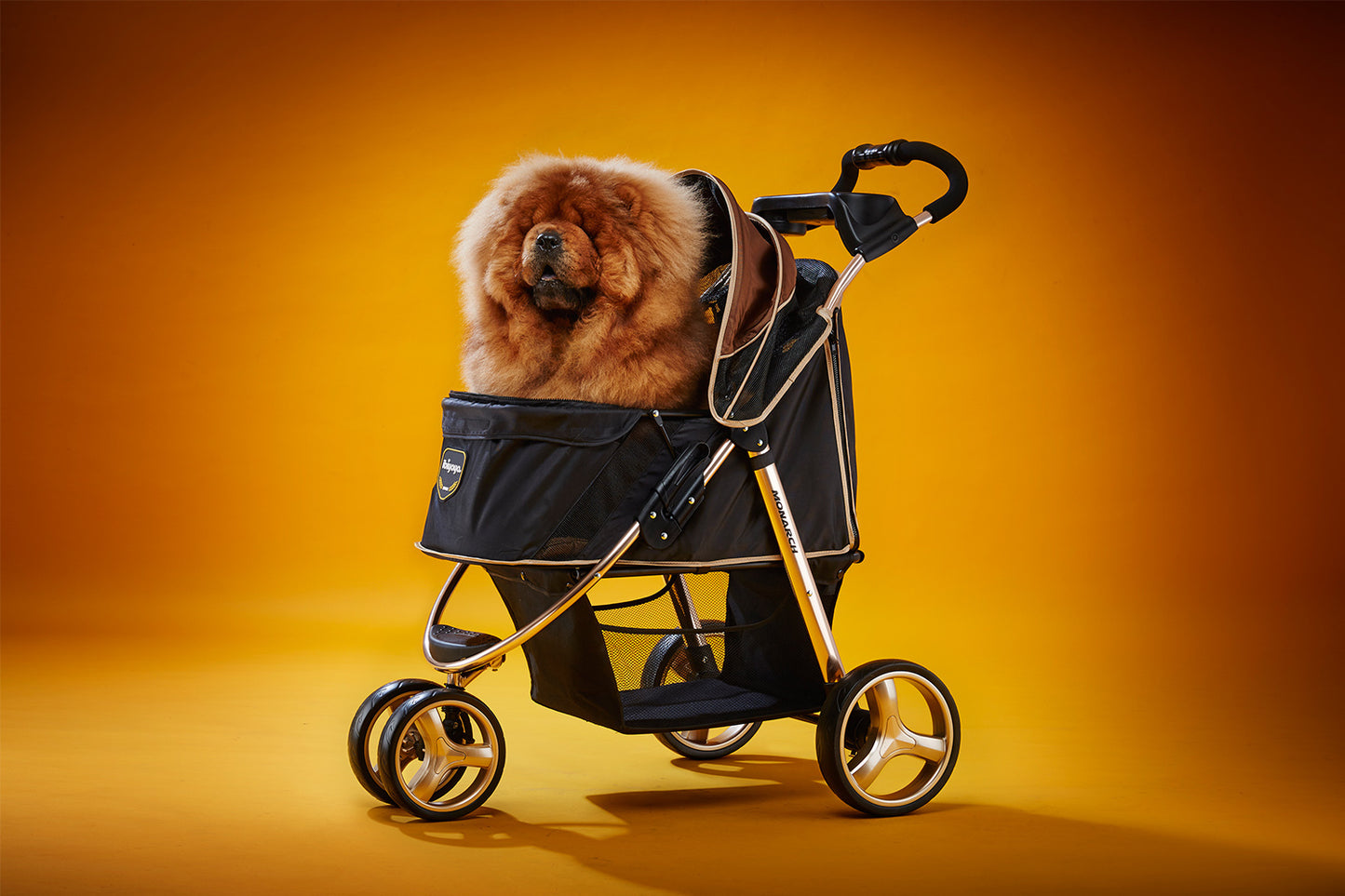 Ibiyaya "Monarch" Premium Pet Jogger Stroller - Luxury Gold