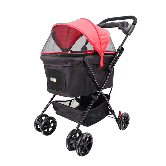 Ibiyaya Easy Strolling Pet Buggy up to 20kg - Rouge Red