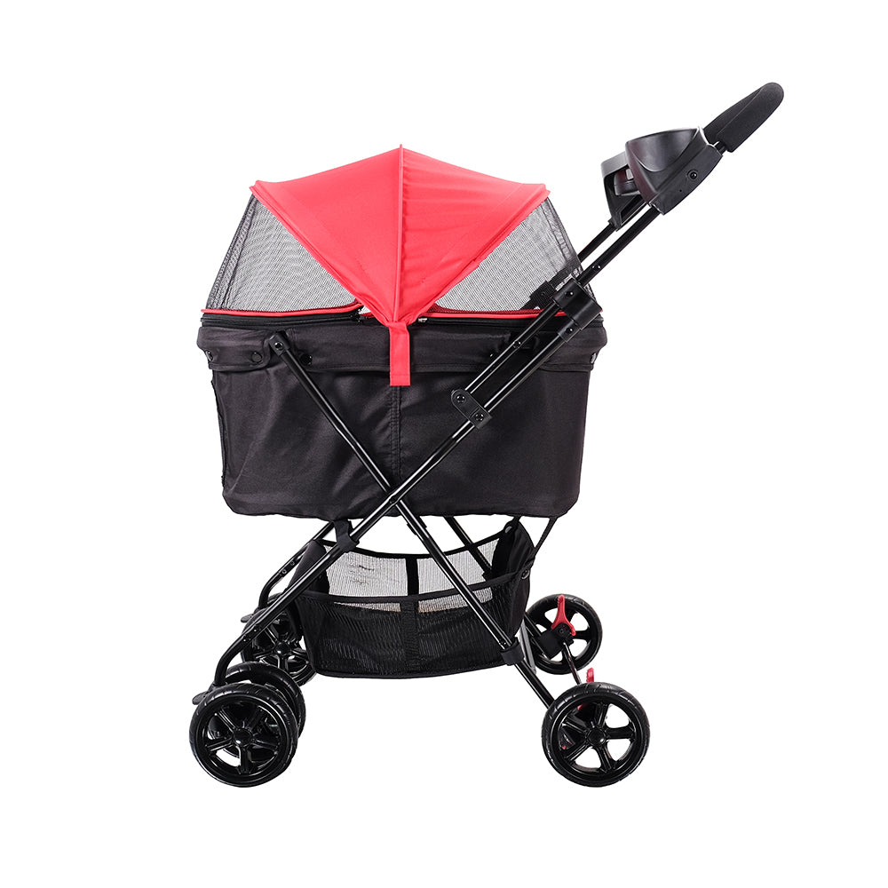 Ibiyaya Easy Strolling Pet Buggy up to 20kg - Rouge Red