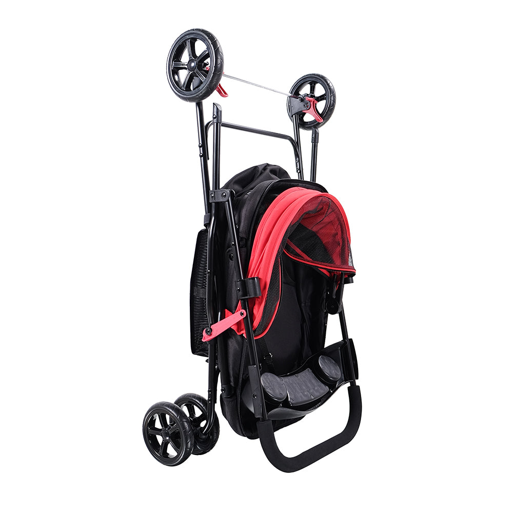 Ibiyaya Easy Strolling Pet Buggy up to 20kg - Rouge Red