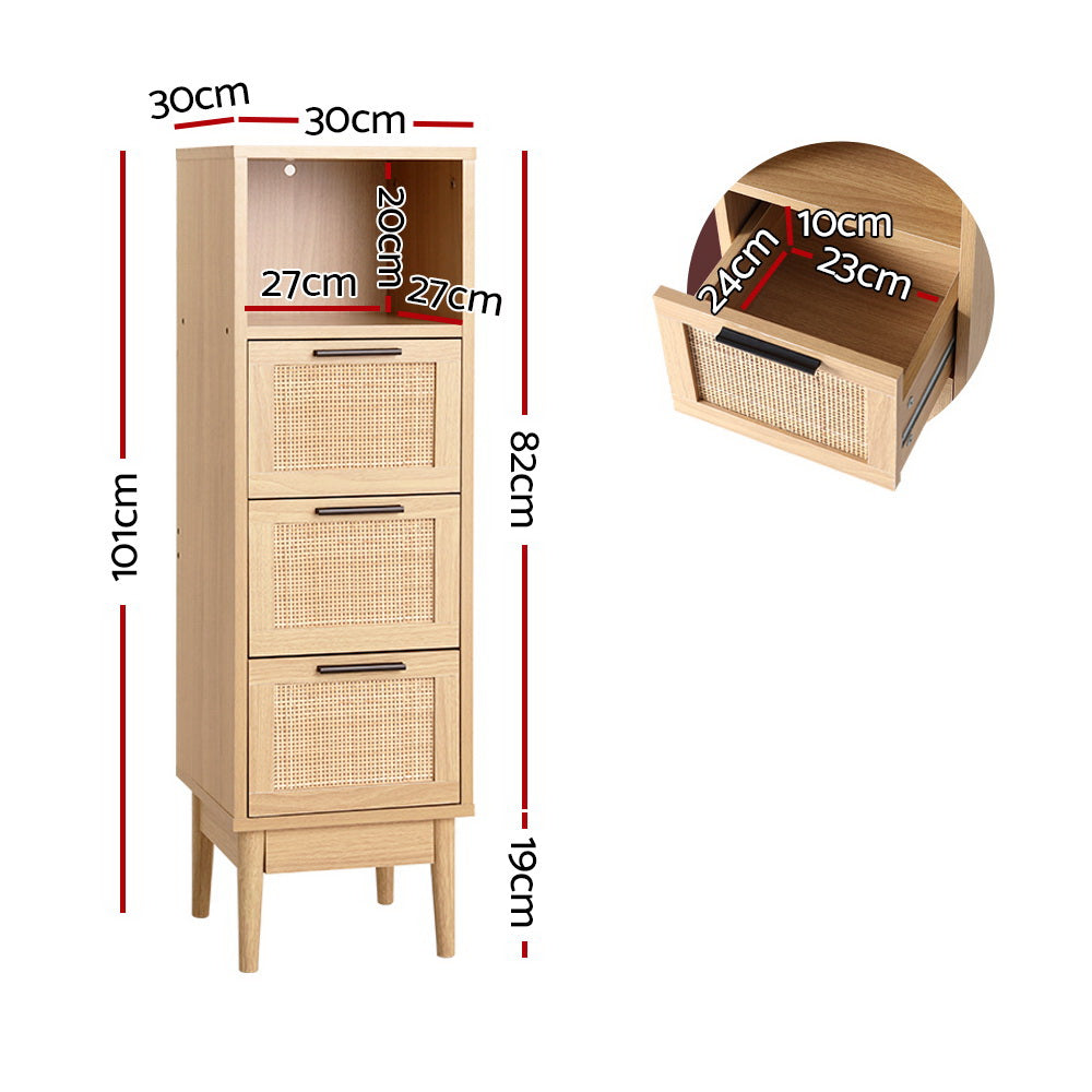 Briony 3 Chest of Drawers with Shelf