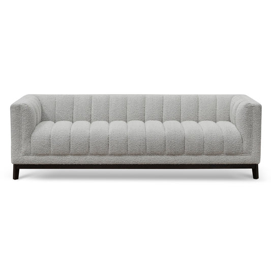 Charlotte  3 Seater Sofa -Light Grey