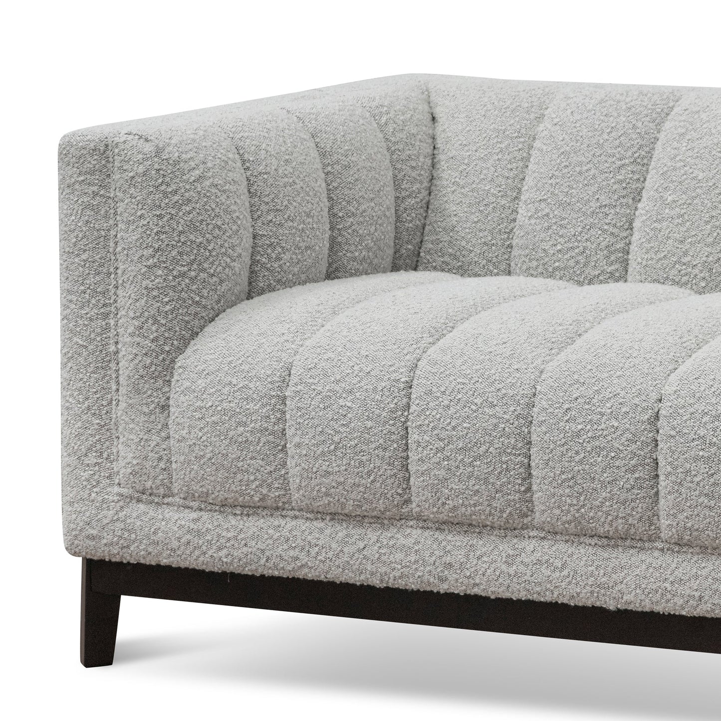 Charlotte  3 Seater Sofa -Light Grey