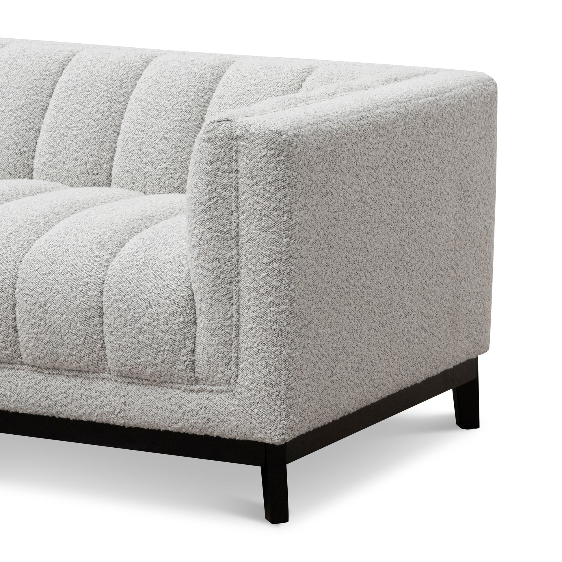 Charlotte  3 Seater Sofa -Light Grey