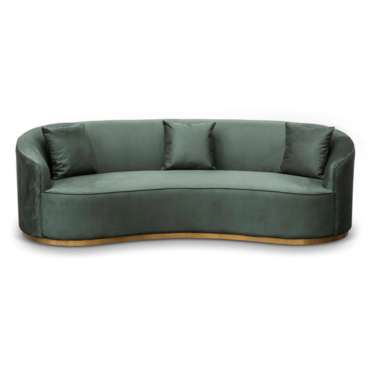 Sofie 3 Seater Sofa - Dark Green