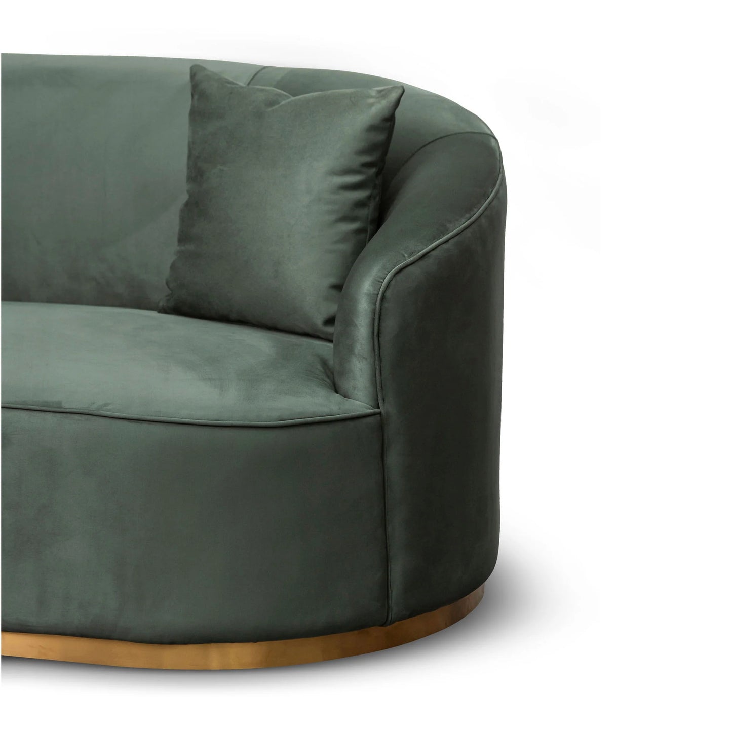 Sofie 3 Seater Sofa - Dark Green