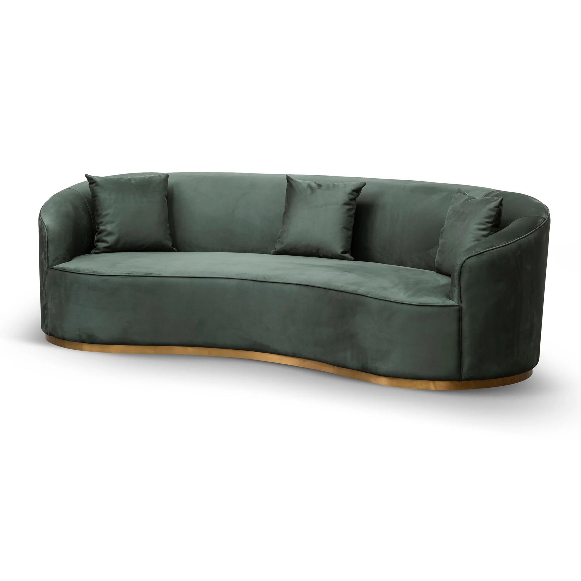 Sofie 3 Seater Sofa - Dark Green