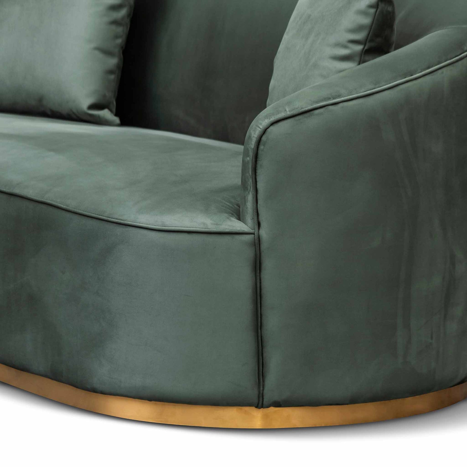 Sofie 3 Seater Sofa - Dark Green